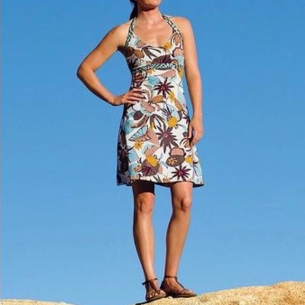 PATAGONIA ILIANA HALTER DRESS SZ L $79